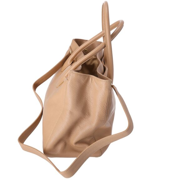 CHANEL Executive Tote Shoulder Bag A15206 Tan Grained Calf Leather - Picture 8 of 15